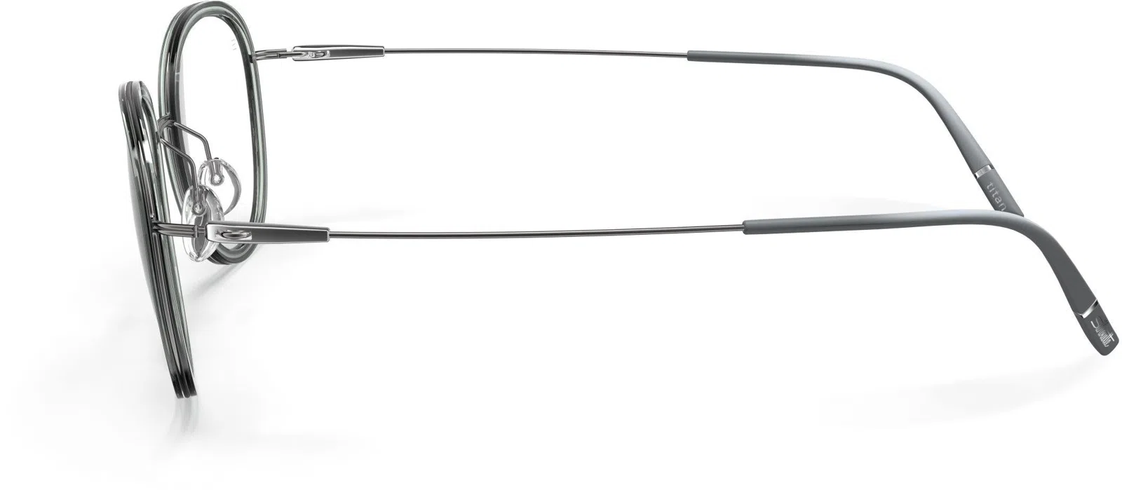 Silhouette Dynamics Colorwave Contour 5581 Eyeglasses - Ruthenium / Graphite - view 25